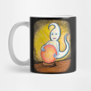 Ghost with Crystal Ball Mug